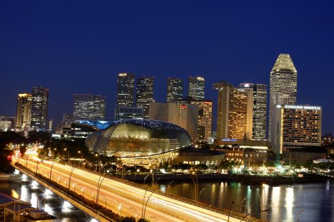 Singapore's skyline har skabt inspiration til byrådet i Jersey City. Det ønsker, at bringe Formel 1 tilbage til USA, blandt andet ved hjælp af New Yorks berømte skyline